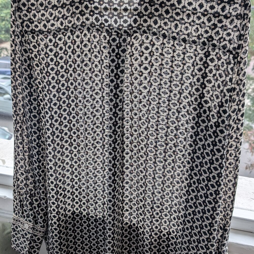 Max Studio Blouse Button Up Chic Polished Top - image 2